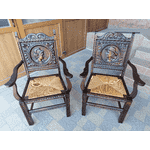 Пара антикварних крісел Bretonse (6690) - LvivMarket.net, Фото 2