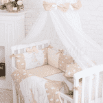 Комплект Маленька Соня Akvarel зайчики беж, з балдахіном - ЛьвівМаркет, Фото 10 Комплект Маленька Соня Akvarel зайчики беж, з балдахіном - LvivMarket.net, Фото 10