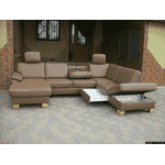 Новий шкіряний П-подібний диван, розкладний (4945). ДНІПРО - LvivMarket.net, Фото 34