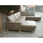 Новий шкіряний П-подібний диван, розкладний (4945). ДНІПРО - LvivMarket.net, Фото 24
