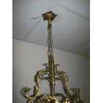 Стельовий  підвісний світильник (латунь, скло) (5885) - LvivMarket.net, Фото 3
