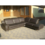 Новий шкіряний диван, розкладний (5563) - LvivMarket.net, Фото 1