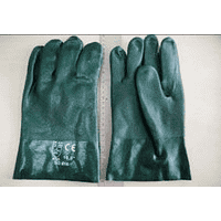 Перчатки зеленые песчаные КЩС-БМС (35см) утепленные