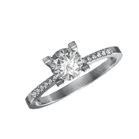 Перстень з нагоди заручин з діамантами 48