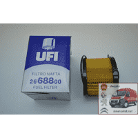 Топливный фильтр Фиат Скудо / Fiat Scudo 220 (2004-2006) 1.9 d (1868 куб.см.) UFI 2668800