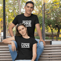 Парні футболки для закоханих  "ONE / LOVE"