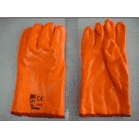 Перчатки флуоресцентные короткие (30см) ГЛАДКИЕ.
