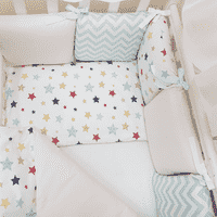 Комплект Маленька Соня Baby Design Premium Stars різнокольоровий без балдахіну
