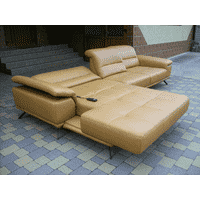 Новий шкіряний кутовий диван HUKLA (6291)