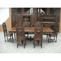 Стіл столовий, розкладний + 6 стільців BRETONSE (3995)