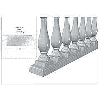 База (основа) балюстради.