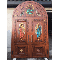 вхідні церковні двері дубові