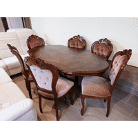Стіл столовий + 6 стільців Барокко (6484)