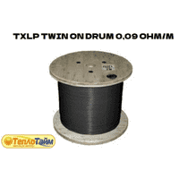 Двухжильный отрезной нагревательный кабель Nexans TXLP TWIN ON DRUM 0,09 OHM/М