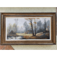 Картина мальована Осінній пейзаж (6760)