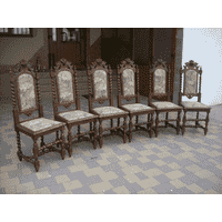 Комплект антикварних стільців (6 штук)
