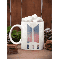 Чашка з принтом "BTS"