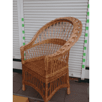 Крісло плетене з лози