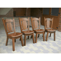 Комплект деревяних стільців (3217).ДНІПРО