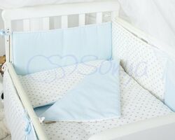 Комплект Маленька Соня Comfort Мрія, голубий без балдахіну Комплект Маленька Соня Comfort Мрія, голубий без балдахіну