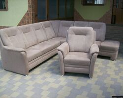 Новий розкладний диван + крісло POLIPOL (5574)