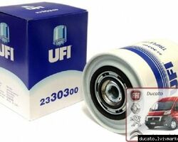 Масляный фильтр Renault - Master I (1980-1998) 71713782,1606267480,1109AQ,71753740,504006145, 2994057,UFI2330300