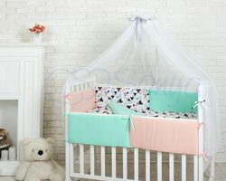 Комплект Маленька Соня Comfort трикутники Loft з балдахіном Комплект Маленька Соня Comfort трикутники Loft з балдахіном
