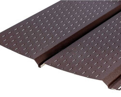 Софіти металевий фасльш брус коричневий перферований для даху