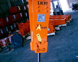 Гідравлічний молот для екскаватора 100 кг 1т-3т Гідравлічний молот для екскаватора 100 кг 1т-3т