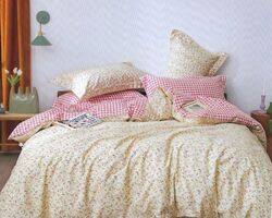 Постільна білизна ШЕМ Сатин з евкаліптовою ниткою розмір євро Постільна білизна ШЕМ Сатин з евкаліптовою ниткою розмір євро