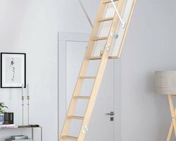 Сходи на горище 130*70 см Горишні сходи Буквуд Драбина на горище Сходи на горище 130*70 см Горишні сходи Буквуд Драбина на горище