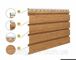 Сайдинг золотий дуб Vox Vilo Сайдинг золотий дуб Vox Vilo