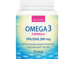 Омега 3 формула Амріта 30капс. Рибний жир. Омега 3 формула Амріта 30капс. Рибний жир.