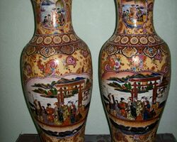 Пара інтерєрних ваз. Фарфор. Китай. (6230)