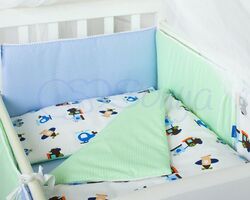 Комплект Маленька Соня Comfort Автопарк без балдахіну Комплект Маленька Соня Comfort Автопарк без балдахіну
