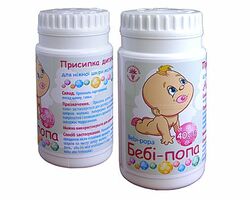 Бебі-попа®, присипка дитяча, 40 г Бебі-попа®, присипка дитяча, 40 г