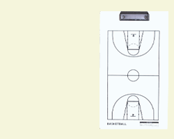 Дошка для тренера з ручкою баскетбол BFB-159