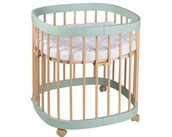 Ліжечко Tweeto 7 в 1, Колір Евкаліпт+Натуральний Ліжечко Tweeto 7 в 1, Колір Евкаліпт+Натуральний