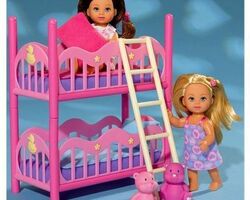 Лялька Steffi & Evi Love Ляльковий набір Еві з двоспальним ліжком