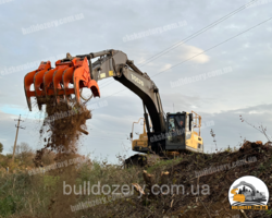 Берегоукріплення річок бульдозером і екскаватором Берегоукріплення річок бульдозером і екскаватором