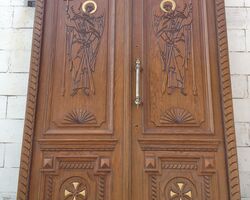 церковні двері дубові