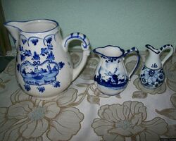 Глечики Delfts. Нідерланди (5524/1/2/3) Глечики Delfts. Нідерланди (5524/1/2/3)