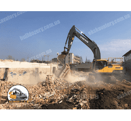 Демонтаж і виїмка фундаментів і залізобетонних підстав споруд