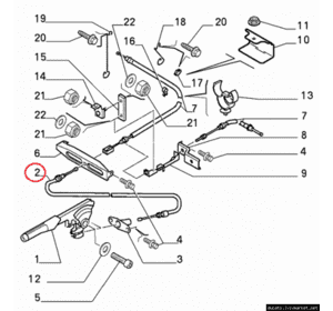 Трос ручного тормоза (от ручки) Fiat Scudo 220 (2004-2006) 474626, AD11.222.1,1400813180, 1472957080,GCH2418, LIN09.01.37, 1987477565,4745E9 Трос ручного тормоза (от ручки) Fiat Scudo 220 (2004-2006) 474626, AD11.222.1,1400813180, 1472957080,GCH2418, LIN09.01.37, 1987477565,4745E9