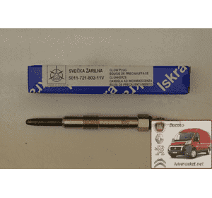 Свеча накаливания Fiat Doblo 1.9 jtd ISKRA 11 721 802 Свеча накаливания Fiat Doblo 1.9 jtd ISKRA 11 721 802