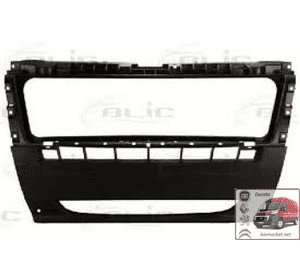 Бампер передний, средняя часть, темно серый Citroen Jumper 06- (Ситроен джампер) Бампер передний, средняя часть, темно серый Citroen Jumper 06- (Ситроен джампер)