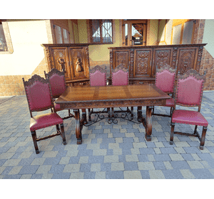 Комплект меблів для столової в стилі РЕНЕСАНС (6536) Комплект меблів для столової в стилі РЕНЕСАНС (6536)