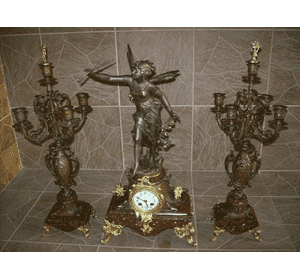 Камінний годинник з канделябрами (6127) Камінний годинник з канделябрами (6127)