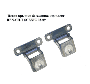 Петли крышки багажника  комплект RENAULT SCENIC 03-09 (РЕНО СЦЕНИК) (8200023945) Петли крышки багажника  комплект RENAULT SCENIC 03-09 (РЕНО СЦЕНИК) (8200023945)