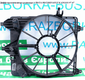 Диффузор вентилятора радиатора 1.5DCI 1.9DCI RENAULT KANGOO 97-07 (РЕНО КАНГО) (7700436917) Диффузор вентилятора радиатора 1.5DCI 1.9DCI RENAULT KANGOO 97-07 (РЕНО КАНГО) (7700436917)
